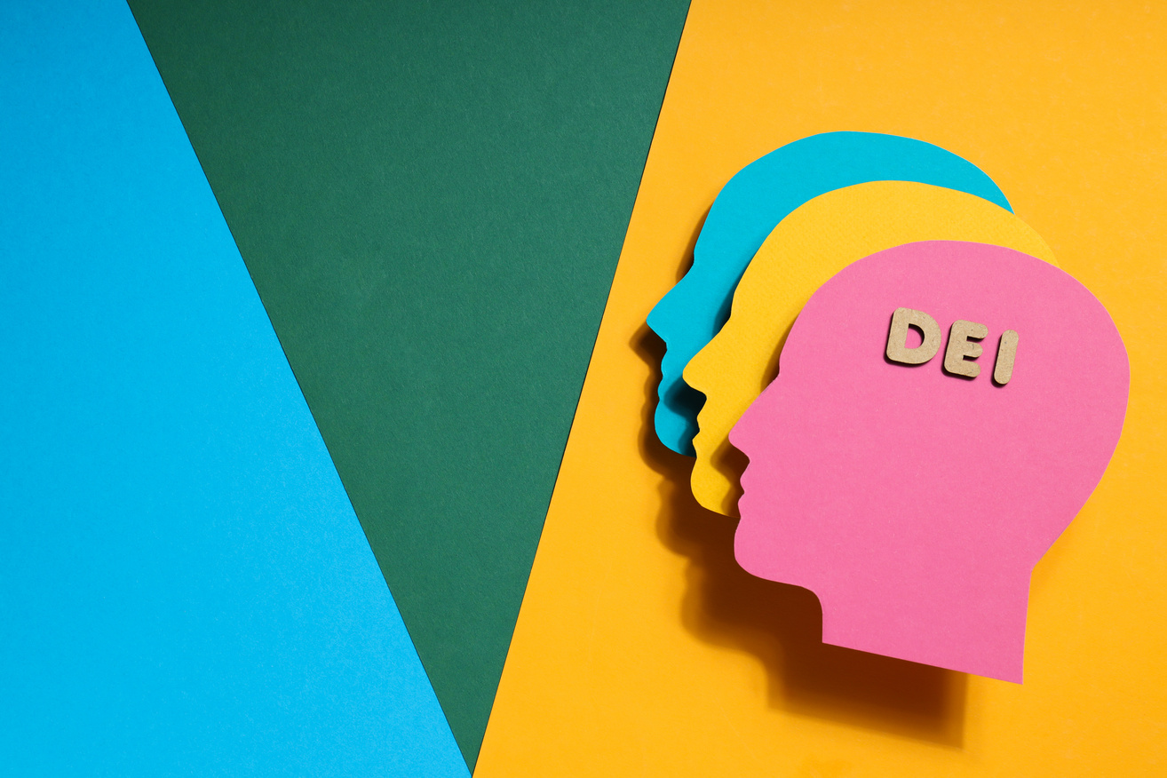 Concept of Diversity, Inclusion and Equality, space for text