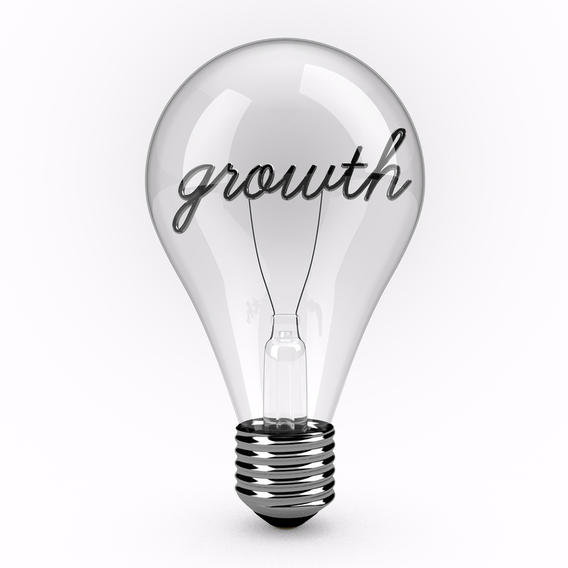 growth lightbulb