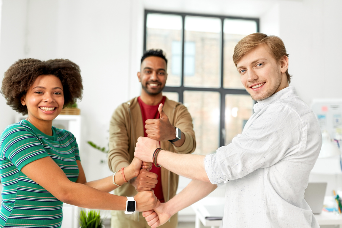 Creative Team Playing an Ice Breaker Game